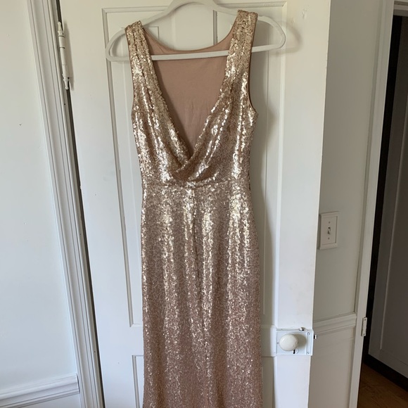 Lulu’s sequin dress. Fits like a 2/4. - Picture 4 of 7
